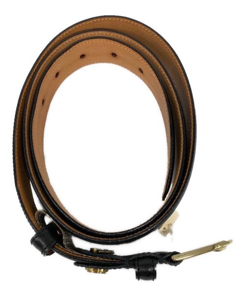 Burberry's（バーバリーズ）Burberry's (バーバリーズ) レザーベルト ブラックの古着・服飾アイテム