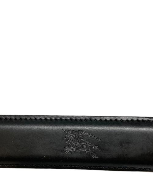 Burberry's（バーバリーズ）Burberry's (バーバリーズ) レザーベルト ブラックの古着・服飾アイテム