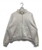 wonderlandワンダーランド）の古着「ハーフジップスウェット」｜グレー