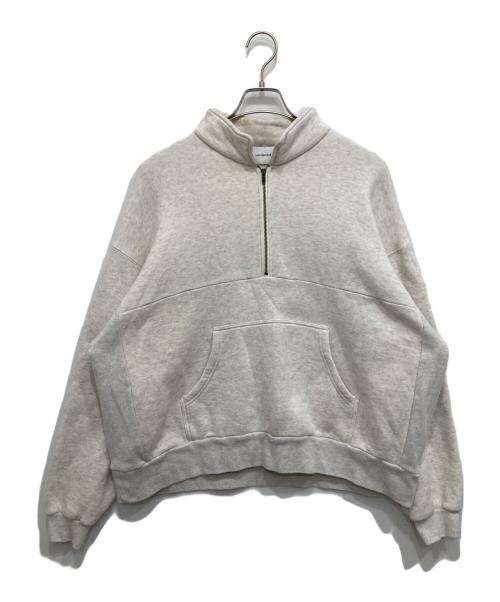 wonderland（ワンダーランド）wonderland (ワンダーランド) ハーフジップスウェット グレーの古着・服飾アイテム