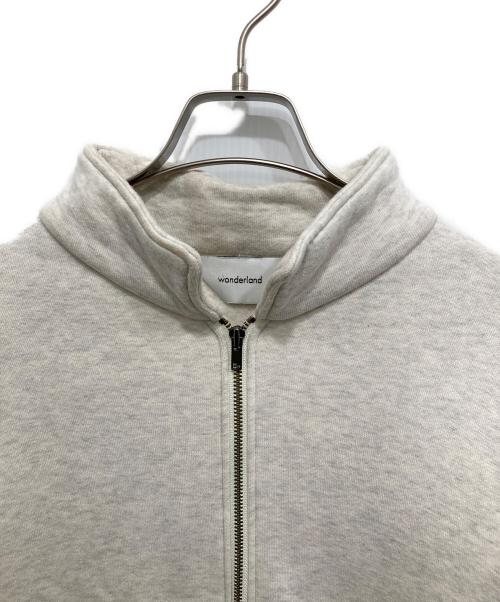 wonderland（ワンダーランド）wonderland (ワンダーランド) ハーフジップスウェット グレーの古着・服飾アイテム