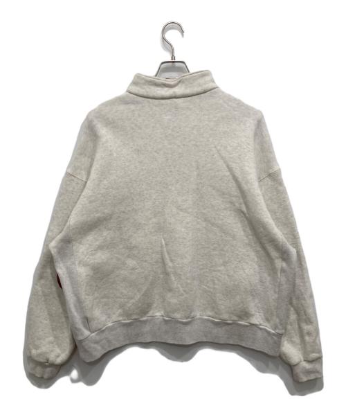 wonderland（ワンダーランド）wonderland (ワンダーランド) ハーフジップスウェット グレーの古着・服飾アイテム