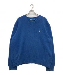 RALPH LAUREN（ラルフローレン）の古着「コットンニット」｜ブルー
