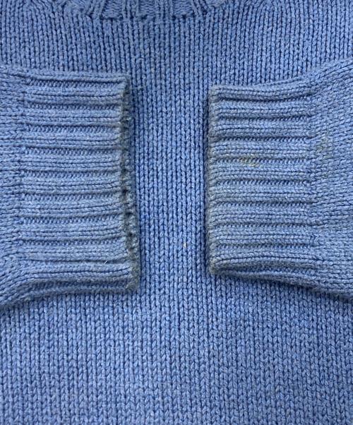RALPH LAUREN（ラルフローレン）RALPH LAUREN (ラルフローレン) コットンニット ブルー サイズ:XXLの古着・服飾アイテム