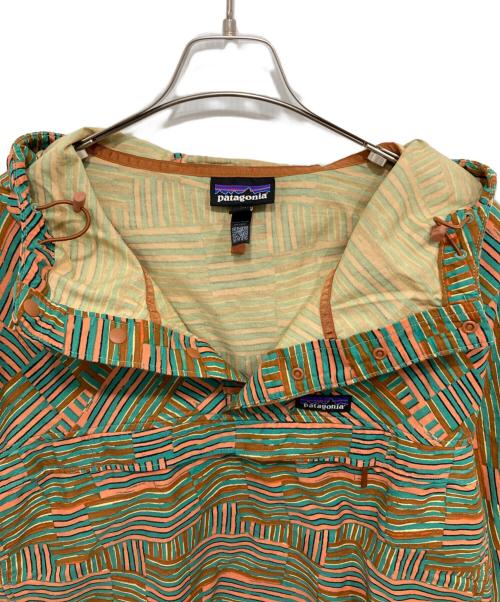 Patagonia（パタゴニア）Patagonia (パタゴニア) ファンホッガーズ・アノラック グリーン×オレンジ サイズ:Sの古着・服飾アイテム