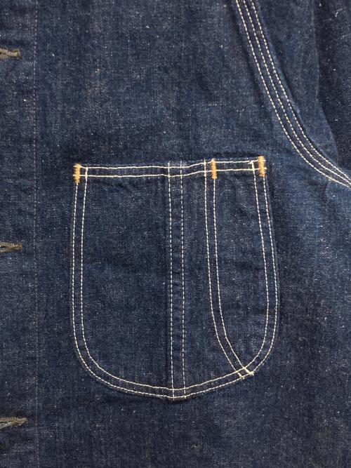 Or Slow（オアスロウ）Or Slow (オアスロウ) デニムカバーオール インディゴ サイズ:1の古着・服飾アイテム