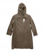 Zelalゼラール）の古着「ラムレザーフーデッドコート」｜ベージュ