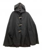 Y'sワイズ）の古着「ポンチョコート」｜ブラック