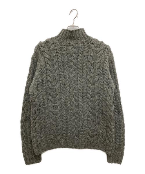 POLO RALPH LAUREN（ポロ・ラルフローレン）POLO RALPH LAUREN (ポロ・ラルフローレン) ハンドニット グレー サイズ:Lの古着・服飾アイテム