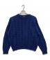 GIORGIO ARMANI（ジョルジョアルマーニ）の古着「ケーブルニット」｜ブルー