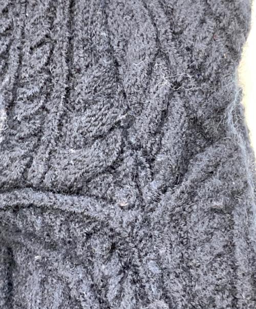 23区（ニジュウサンク）23区 (ニジュウサンク) 金ボタン ケーブルニット ネイビー サイズ:44の古着・服飾アイテム