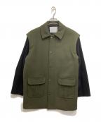 RIM.ARKリムアーク）の古着「Different suit JK」｜オリーブ×ブラック