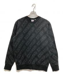 UNDEFEATED（アンディフィーテッド）の古着「REPEAT CREWNECK」｜ブラック