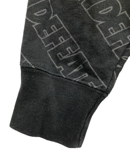 UNDEFEATED（アンディフィーテッド）UNDEFEATED (アンディフィーテッド) REPEAT CREWNECK ブラック サイズ:Mの古着・服飾アイテム