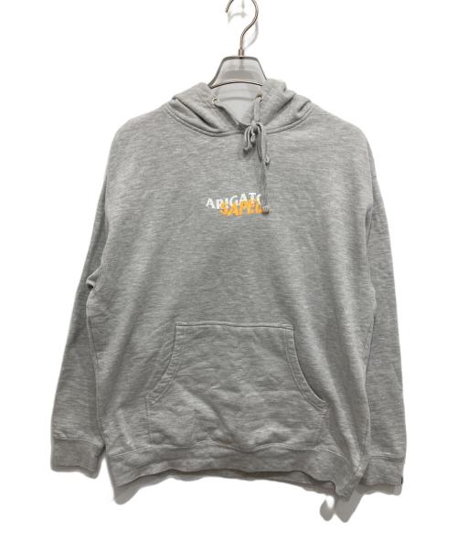 anti social social CLUB（アンチソーシャルソーシャルクラブ）anti social social CLUB (アンチソーシャルソーシャルクラブ) SAPEur (サプール) プルオーバーパーカー グレー サイズ:Lの古着・服飾アイテム