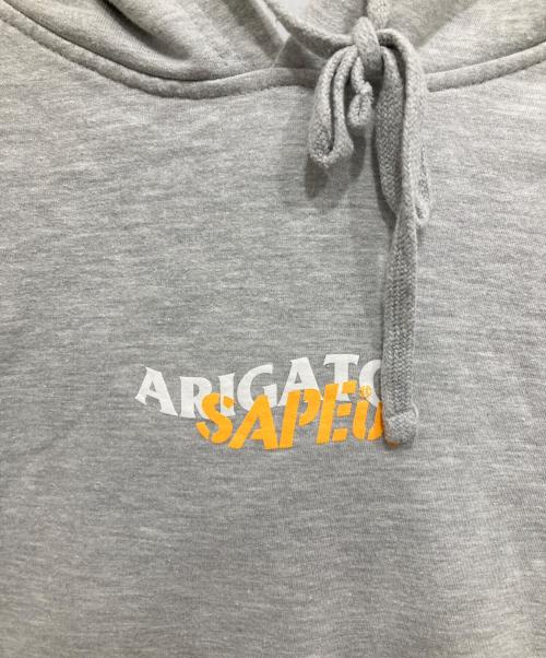 anti social social CLUB（アンチソーシャルソーシャルクラブ）anti social social CLUB (アンチソーシャルソーシャルクラブ) SAPEur (サプール) プルオーバーパーカー グレー サイズ:Lの古着・服飾アイテム