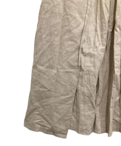 foufou（フーフー ザドレス）foufou (フーフー ザドレス) linen wrap tuck skirt アイボリー サイズ:1の古着・服飾アイテム