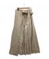 foufou（フーフー ザドレス）の古着「linen wrap tuck skirt」｜アイボリー