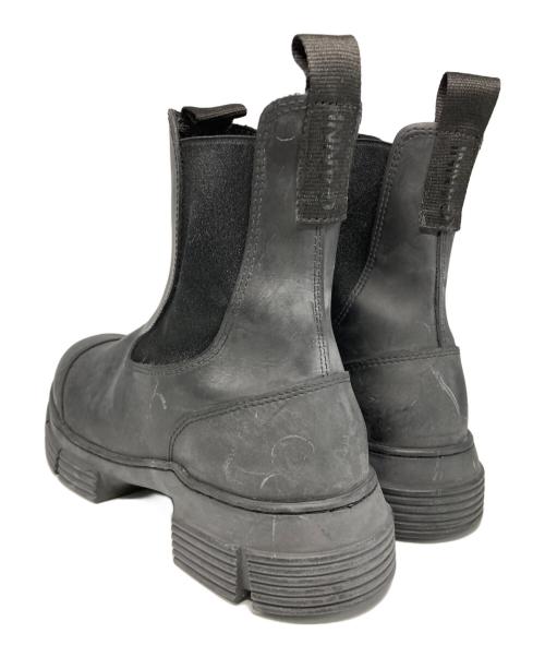 GANNI（ガニー）Ganni (ガニー) RECYCLED RUBBER CITY BOOT ブラック サイズ:39の古着・服飾アイテム