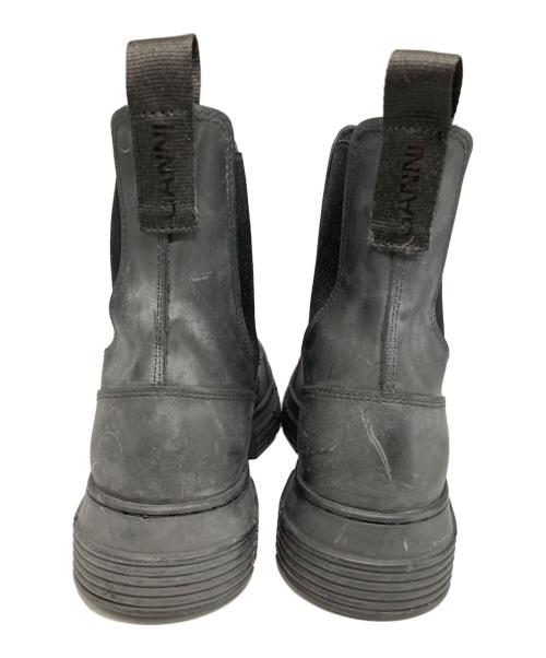 GANNI（ガニー）Ganni (ガニー) RECYCLED RUBBER CITY BOOT ブラック サイズ:39の古着・服飾アイテム