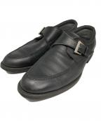 REGALリーガル）の古着「シングルモンクレザーシューズ」｜ブラック