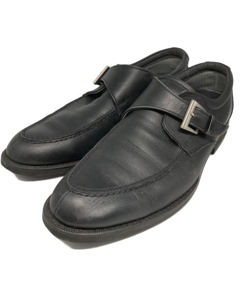 REGAL（リーガル）REGAL (リーガル) シングルモンクレザーシューズ ブラック サイズ:25の古着・服飾アイテム