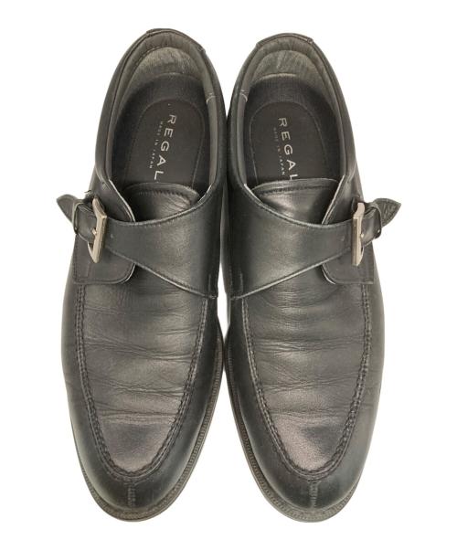 REGAL（リーガル）REGAL (リーガル) シングルモンクレザーシューズ ブラック サイズ:25の古着・服飾アイテム