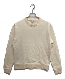 Berluti（ベルルッティ）の古着「スクリットクルーネックスウェット」｜アイボリー