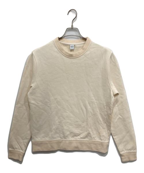 Berluti（ベルルッティ）Berluti (ベルルッティ) スクリットクルーネックスウェット アイボリー サイズ:Mの古着・服飾アイテム