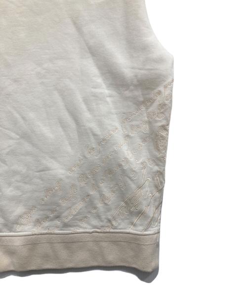 Berluti（ベルルッティ）Berluti (ベルルッティ) スクリットクルーネックスウェット アイボリー サイズ:Mの古着・服飾アイテム