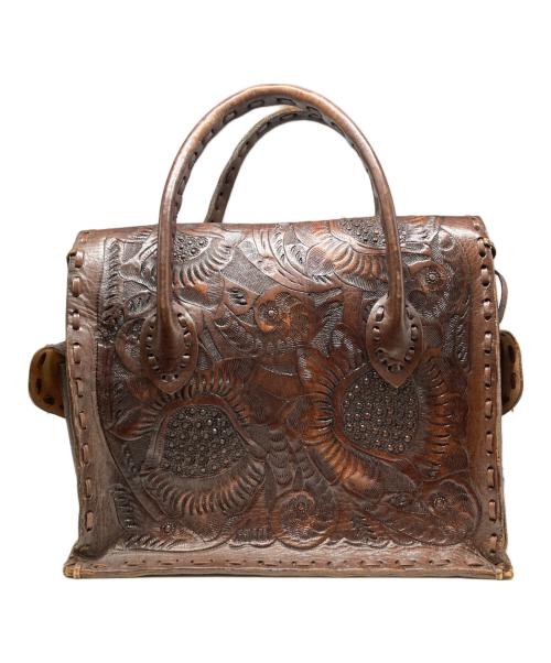 Carving Tribes（カービングトライブス）Carving Tribes (カービングトライブス) トートバッグ ブラウンの古着・服飾アイテム