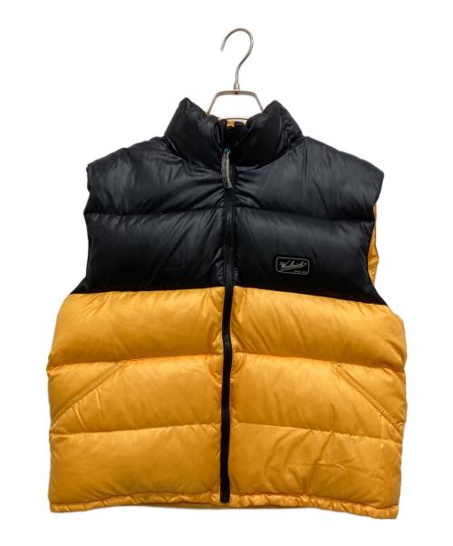 WOOLRICH（ウールリッチ）WOOLRICH (ウールリッチ) 90’sダウンベスト イエロー×ブラック サイズ:Mの古着・服飾アイテム