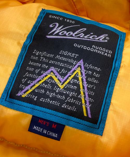 WOOLRICH（ウールリッチ）WOOLRICH (ウールリッチ) 90’sダウンベスト イエロー×ブラック サイズ:Mの古着・服飾アイテム