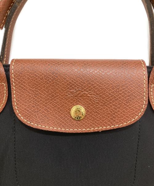LONGCHAMP（ロンシャン）LONGCHAMP (ロンシャン) ル プリアージュ オリジナル S トップハンドルバッグ ブラックの古着・服飾アイテム
