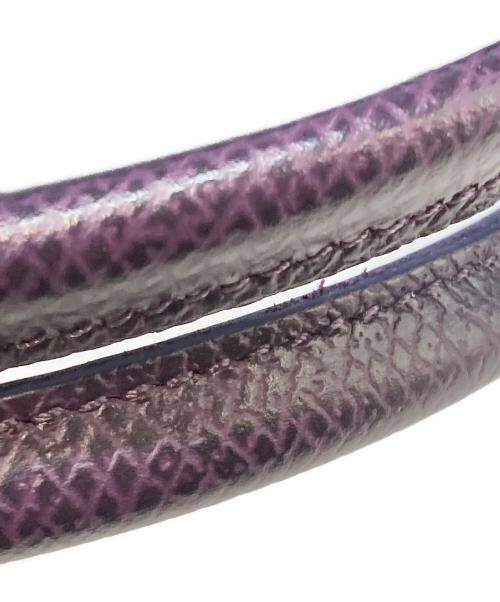 LONGCHAMP（ロンシャン）LONGCHAMP (ロンシャン) ル プリアージュ グリーン  S トップハンドルバッグ パープルの古着・服飾アイテム