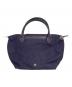 LONGCHAMP (ロンシャン) ル プリアージュ グリーン  S トップハンドルバッグ パープル：8000円