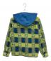 SUPREME (シュプリーム) Hooded Shadow Plaid Shirt ブルー×イエロー サイズ:S：8000円