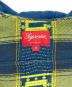 中古・古着 SUPREME (シュプリーム) Hooded Shadow Plaid Shirt ブルー×イエロー サイズ:S：8000円
