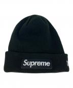 SUPREME×New Eraシュプリーム×ニューエラ）の古着「Box Logo Beanie」｜ブラック