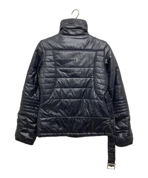 DIESEL（ディーゼル）DIESEL (ディーゼル) 中綿ライダースジャケット ダークネイビー サイズ:Sの古着・服飾アイテム