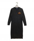 POLO RALPH LAURENポロ・ラルフローレン）の古着「ウールカシミヤニットワンピース」｜グレー