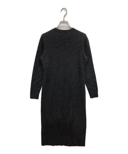 POLO RALPH LAUREN（ポロ・ラルフローレン）POLO RALPH LAUREN (ポロ・ラルフローレン) ウールカシミヤニットワンピース グレー サイズ:Sの古着・服飾アイテム