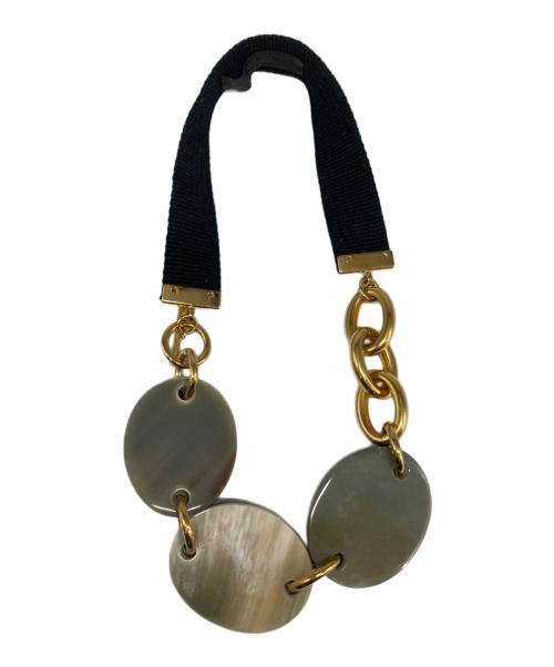 MARNI（マルニ）MARNI (マルニ) チョーカー グリーン×ゴールドの古着・服飾アイテム