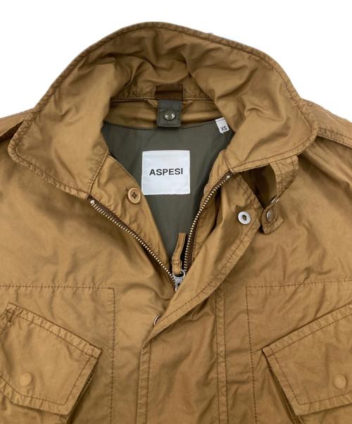 ASPESI（アスペジ）ASPESI (アスペジ) 中綿ライナー付きM-65型ミリタリージャケット ブラウン サイズ:XSの古着・服飾アイテム