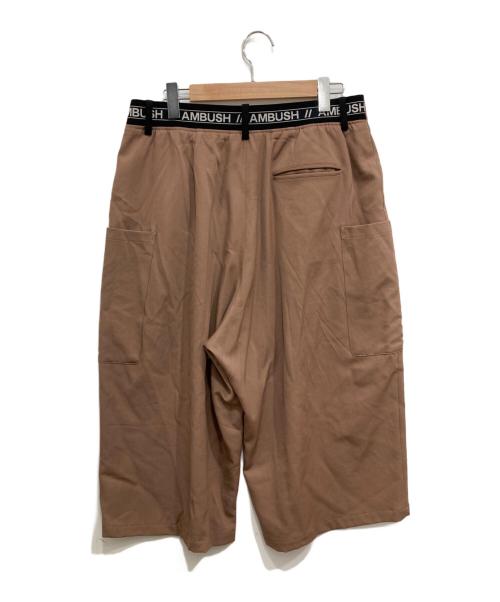 AMBUSH（アンブッシュ）AMBUSH (アンブッシュ) ウールタックワイドパンツ ブラウン サイズ:3の古着・服飾アイテム