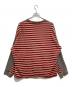 KOOI (コーイ) ボーダーカットソー レッド×ベージュ サイズ:2：6000円