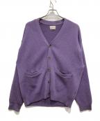 EVCONエビコン）の古着「ニットカーディガン」｜パープル