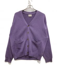 EVCON（エビコン）の古着「ニットカーディガン」｜パープル