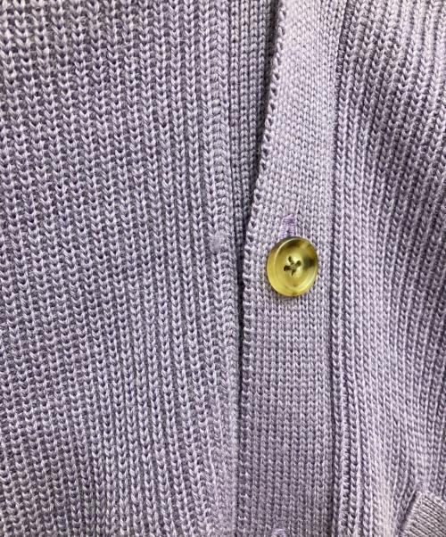EVCON（エビコン）evcon (エビコン) ニットカーディガン パープル サイズ:2の古着・服飾アイテム