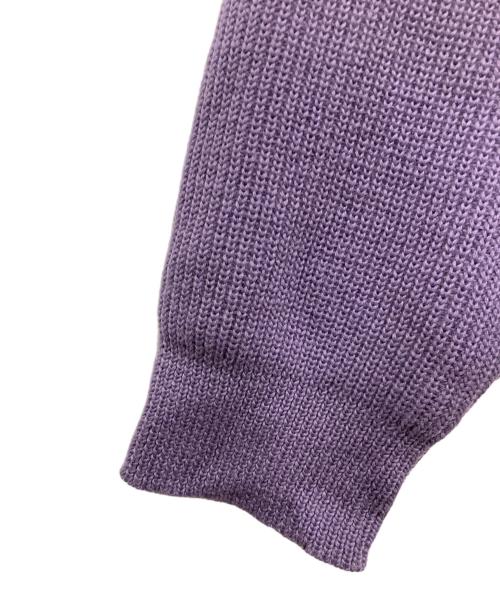 EVCON（エビコン）evcon (エビコン) ニットカーディガン パープル サイズ:2の古着・服飾アイテム